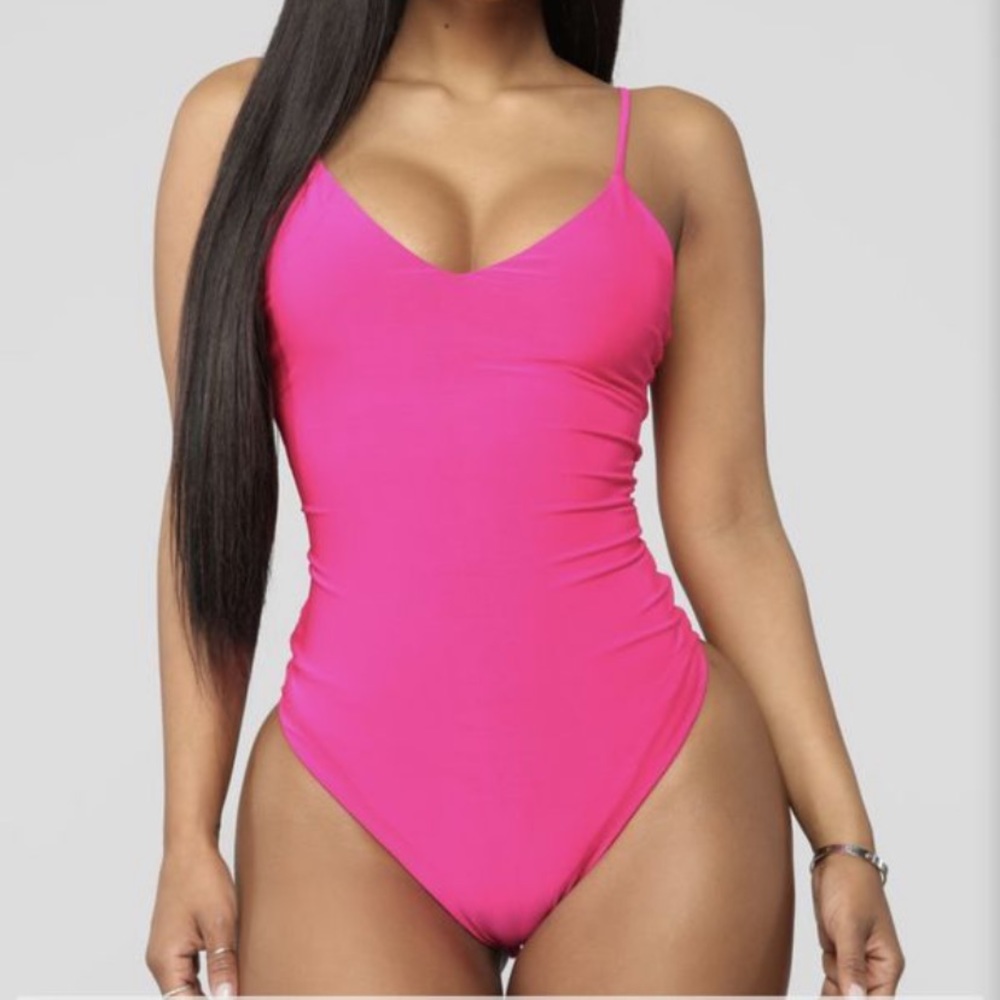 Pink bodysuit